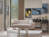 Senfoni Beige Convertible Sofa by Furnia at Eve Furniture