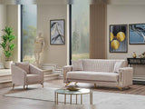 Senfoni Chair Beige by Furnia at Eve Furniture