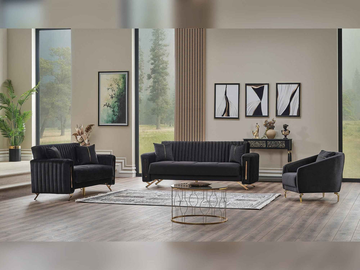 Senfoni Chair Black by Furnia at Eve Furniture