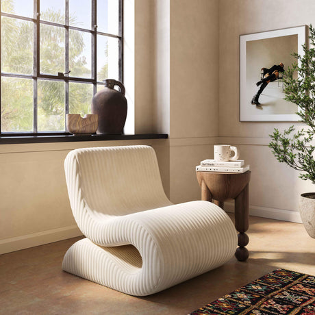 Senna Oversized Corduroy Accent Chair by TOV Furniture at Eve Furniture