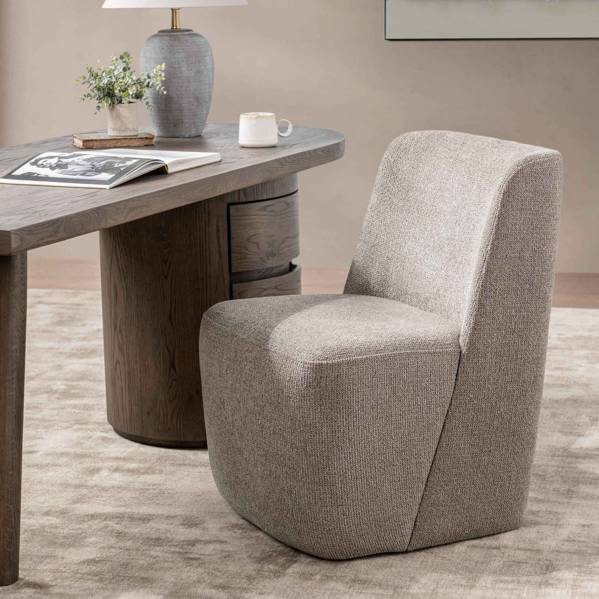 Senna Smoke Taupe Dining Chair by Classic Home at Eve Furniture