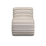 Senna Taupe Jacquard Organic Stripes Accent Chair by TOV Furniture at Eve Furniture