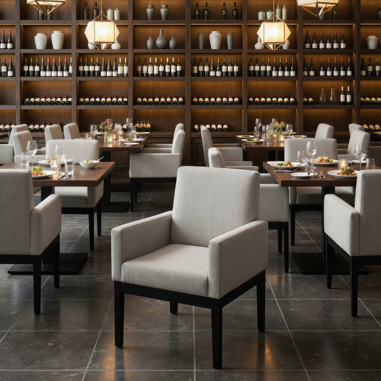 Senzil Gray Dining Chair by Zuomod at Eve Furniture