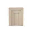 Sequence Light Natural Wood End Table by Diamond Sofa at Eve Furniture