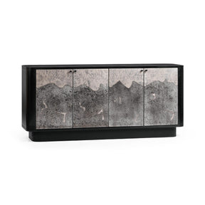 Sequoia Oxide Smoke 4 Door Cabinet by Classic Home at Eve Furniture