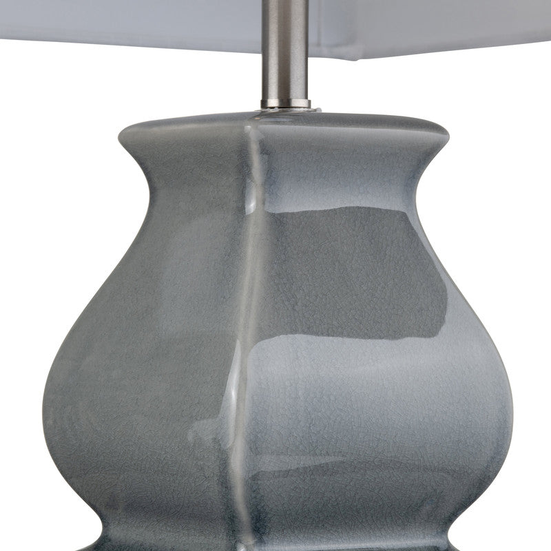 Serafina Gray Table Lamp by Crestview at Eve Furniture