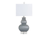 Serafina Gray Table Lamp by Crestview at Eve Furniture