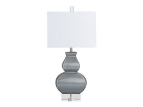 Serafina Gray Table Lamp by Crestview at Eve Furniture