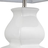 Serafina White Table Lamp by Crestview at Eve Furniture