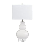 Serafina White Table Lamp by Crestview at Eve Furniture
