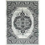 Serang Gray/Black Area Rug