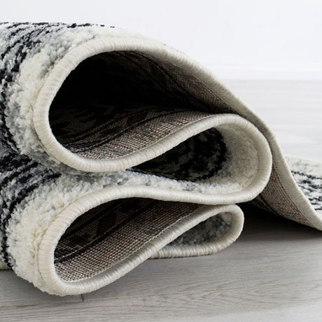 Serang Gray/Black Area Rug by Furniture of America at Eve Furniture