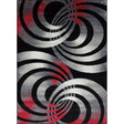 Serang Gray/Red Area Rug by Furniture of America at Eve Furniture