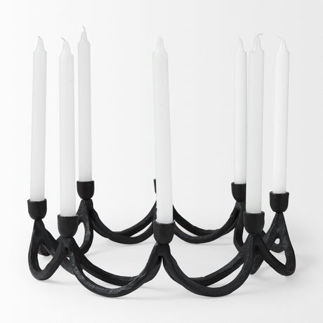 Seraph Round Candle Holder by Mercana at Eve Furniture