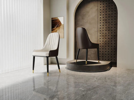 Serapion Beige Dining Chair by New Era Innovations at Eve Furniture