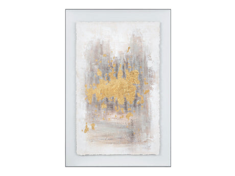 Serena 2 Gold/White Canvas by Crestview at Eve Furniture