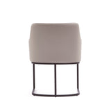 Serena 6 Piece Dining Set in Light Grey by Manhattan Comfort at Eve Furniture