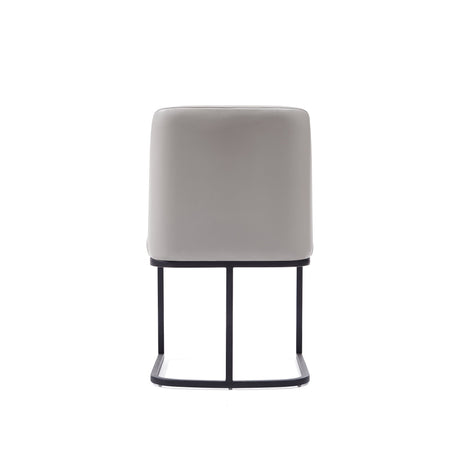 Serena 6 Piece Dining Set in Light Grey by Manhattan Comfort at Eve Furniture