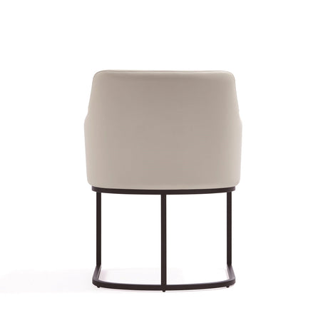 Serena 8 Piece Dining Set in Cream by Manhattan Comfort at Eve Furniture