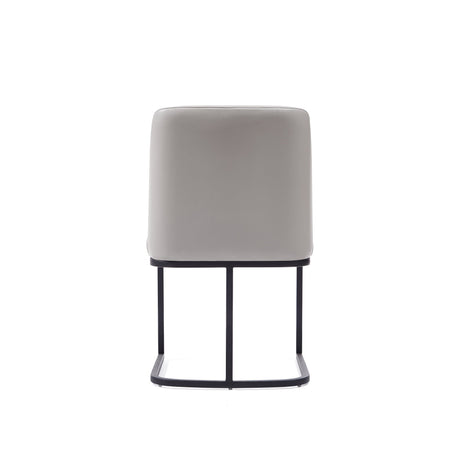 Serena 8 Piece Dining Set in Light Grey by Manhattan Comfort at Eve Furniture