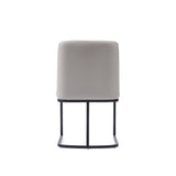 Serena 8 Piece Dining Set in Light Grey by Manhattan Comfort at Eve Furniture