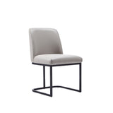 Serena 8 Piece Dining Set in Light Grey by Manhattan Comfort at Eve Furniture
