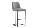 Serena Barstool in Grey by Manhattan Comfort at Eve Furniture