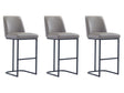 Serena Barstool in Grey (set of 3) by Manhattan Comfort at Eve Furniture