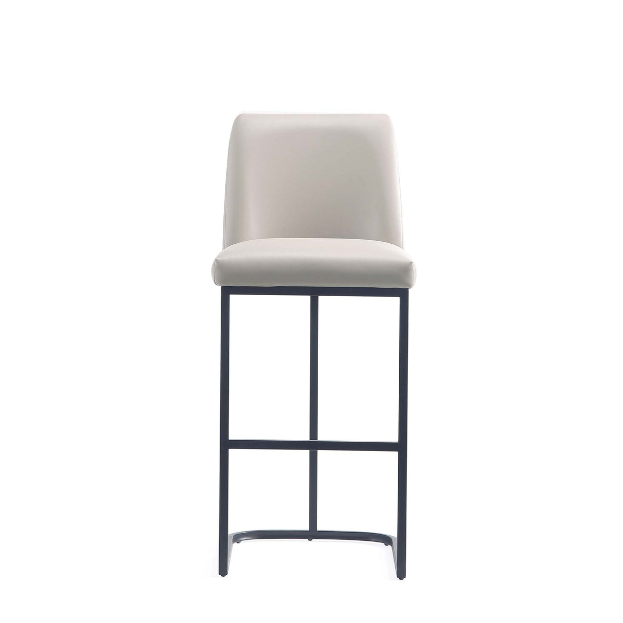 Serena Barstool in Light Grey by Manhattan Comfort at Eve Furniture