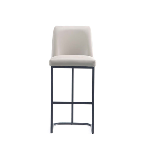 Serena Barstool in Light Grey (set of 3) by Manhattan Comfort at Eve Furniture