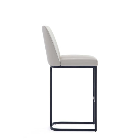 Serena Barstool in Light Grey (set of 3) by Manhattan Comfort at Eve Furniture