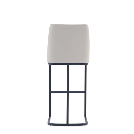 Serena Barstool in Light Grey (set of 3) by Manhattan Comfort at Eve Furniture