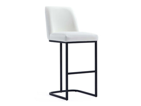 Serena Barstool in White by Manhattan Comfort at Eve Furniture