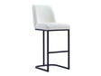Serena Barstool in White by Manhattan Comfort at Eve Furniture