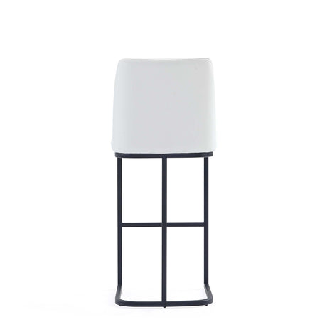Serena Barstool in White (set of 2) by Manhattan Comfort at Eve Furniture