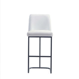 Serena Barstool in White (set of 3) by Manhattan Comfort at Eve Furniture