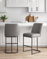 Serena Counter Stool in Grey (set of 2) by Manhattan Comfort at Eve Furniture