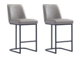 Serena Counter Stool in Grey (set of 2) by Manhattan Comfort at Eve Furniture