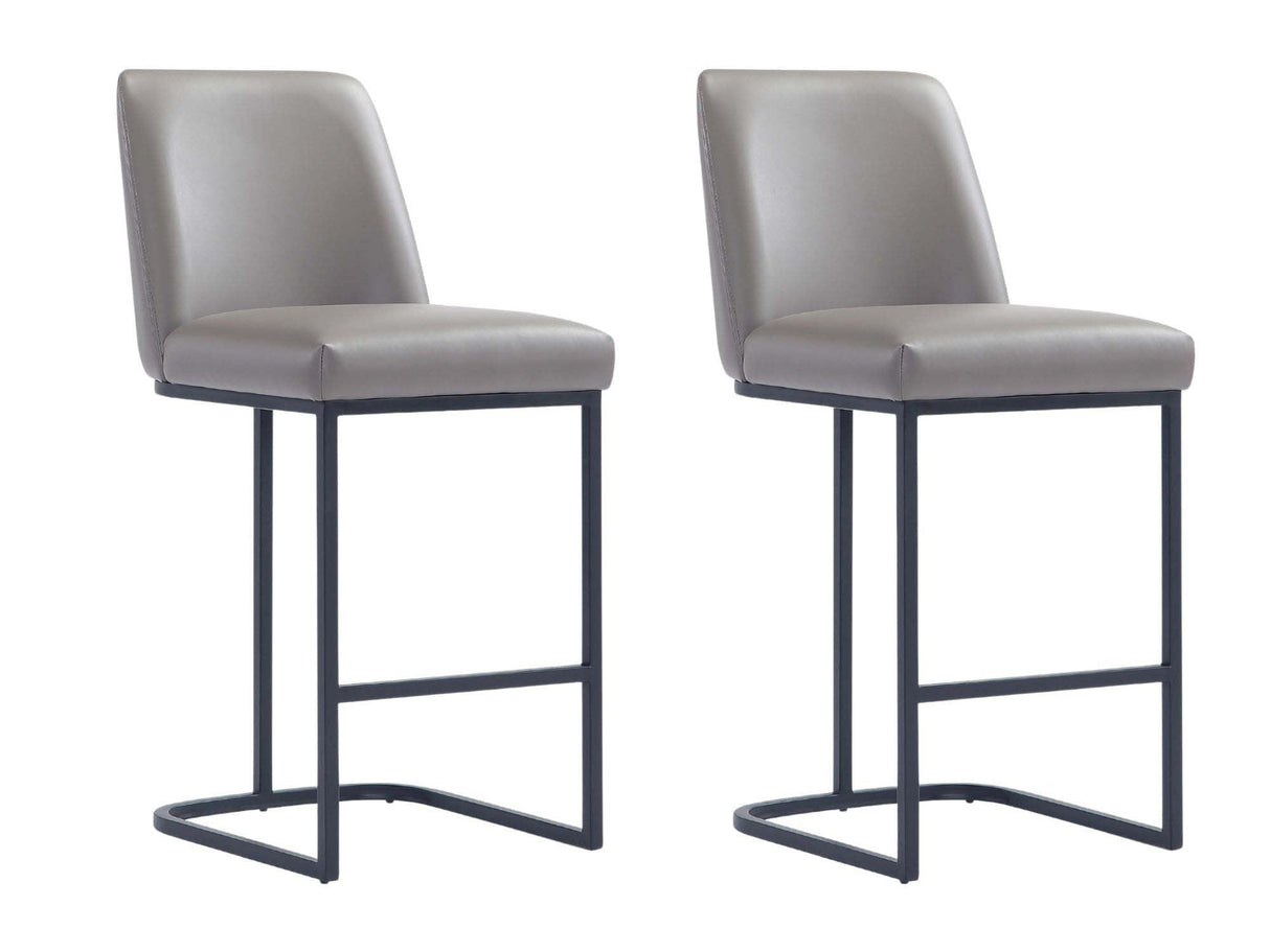 Serena Counter Stool in Grey (set of 2) by Manhattan Comfort at Eve Furniture