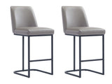 Serena Counter Stool in Grey (set of 2) by Manhattan Comfort at Eve Furniture