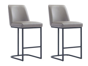 Serena Counter Stool in Grey (set of 2) by Manhattan Comfort at Eve Furniture