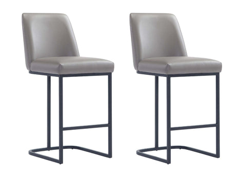 Serena Counter Stool in Grey (set of 2) by Manhattan Comfort at Eve Furniture