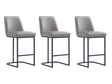 Serena Counter Stool in Grey (set of 3) by Manhattan Comfort at Eve Furniture