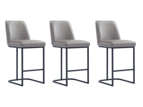 Serena Counter Stool in Grey (set of 3) by Manhattan Comfort at Eve Furniture