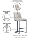 Serena Counter Stool in Light Grey (set of 3) by Manhattan Comfort at Eve Furniture