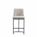 Serena Counter Stool in Light Grey (set of 3) by Manhattan Comfort at Eve Furniture