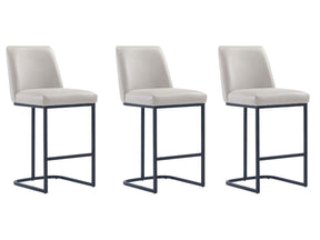 Serena Counter Stool in Light Grey (set of 3) by Manhattan Comfort at Eve Furniture