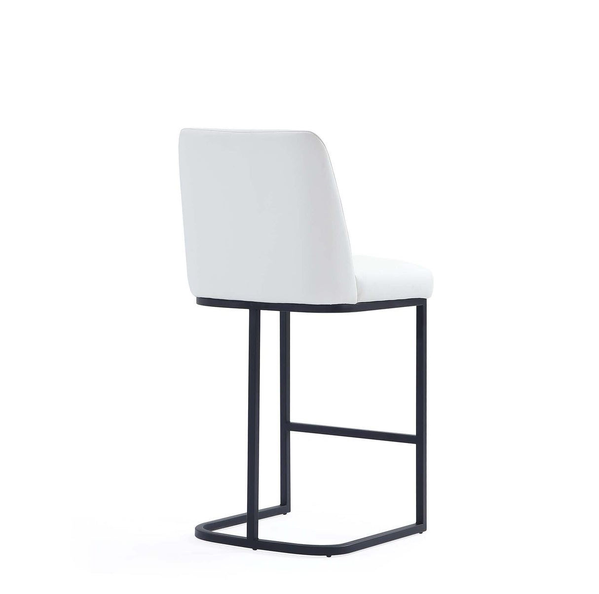 Serena Counter Stool in White by Manhattan Comfort at Eve Furniture
