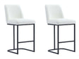 Serena Counter Stool in White (set of 2) by Manhattan Comfort at Eve Furniture