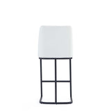 Serena Counter Stool in White (set of 3) by Manhattan Comfort at Eve Furniture